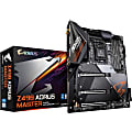 Aorus Ultra Durable Z490 AORUS MASTER Desktop Motherboard - Intel Chipset - Socket LGA-1200 - 128 GB DDR4 SDRAM Maximum RAM - DIMM, UDIMM - 4 x Memory Slots - Gigabit Ethernet - Wireless LAN - IEEE 802.11 a/b/g/n/ac/ax - 6 x USB 3.1 Port 1 thumbnail image