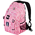 Wildkin Serious Backpack With 15" Laptop Pocket, Pink Giraffe