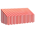 Teacher Created Resources Classroom Awning, 12 1/2"H x 24"W x 8"D, Red/White Stripes