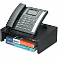 Fellowes Designer Suites™ Phone Stand, 4.4"H x 13"W x 9.1"D, Pearl, Black 1 thumbnail image