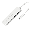 j5create Eco-Friendly USB-C To 4-Port Type-C & Type-A Gen 2 Hub, White, JCH342EW