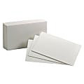 Oxford® Index Cards, Blank, 3" x 5", White, Pack Of 100
