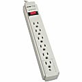 Eaton Tripp Lite Series Surge Protector Power Strip 120V 6 Outlet 8' Cord 990 Joule Flat Plug - Surge protector - TLP608 1 thumbnail image