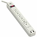 Eaton Tripp Lite Series Protect It! 6-Outlet Surge Protector, 6', 990 Joules, TLP606USB 1 thumbnail image
