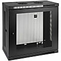 Tripp Lite 12U Wall Mount Rack Enclosure Server Cabinet Wallmount 13" Depth - Rack cabinet - wall mountable - black - 12U - 19" 1 thumbnail image