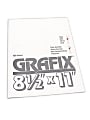 Grafix Matte Acetate Sheets, 8 1/2" x 11", 0.005" Thick, Pack Of 100
