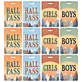 Teacher Created Resources Hall Passes With Lanyards, 16-1/2", Moving Mountains, 4 Passes Per Pack, Bundle Of 3 Packs 1 thumbnail image