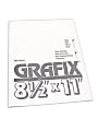 Grafix Matte Acetate Sheets, 8 1/2" x 11", 0.003" Thick, Pack Of 100 1 thumbnail image