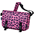 Wildkin Jumpstart Messenger Bag, Pink Leopard