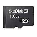 SanDisk® microSD™ Memory Card With SD Adapter, 1GB