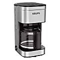 KRUPS Simply Brew 10-Cup Programmable Coffee Maker, Silver 1 thumbnail image