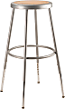 National Public Seating Adjustable Hardboard Task Stool, Gray Seat/Gray Frame 1 thumbnail image