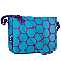 Wildkin Kickstart Messenger Bag, Big Dots Aqua