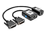 Tripp Lite DVI over Cat5/6 Active Extender Kit Transmitter/Receiver for Video DVI-D Single Link Up to 125 ft. (38 m) - 1 Input Device - 1 Output Device - 125 ft Range - 2 x Network (RJ-45) - 2 x USB - 1 x DVI In - 1 x DVI Out - WUXGA - 1920 x 1200