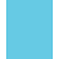Pacon® Peacock® Coated Poster Board, 22" x 28", Light Blue, Pack Of 25 1 thumbnail image