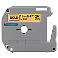 Brother M-831 Black-On-Gold Tape, 0.5" x 26.2' 1 thumbnail image