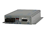 Omnitron Systems X.21 Serial to Fiber Media Converter - 1 x SC Ports - 18.64 Mile - Desktop, Rail-mountable 1 thumbnail image