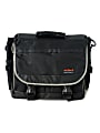 Martin F. Weber Just Stow-It Ultimate Artist Messenger Bag With 17" Laptop Pocket, Black