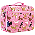 Wildkin Polyester Lunch Box, Horses In Pink