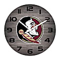 Imperial NCAA Weathered Wall Clock, 16”, Florida State University