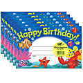 TREND Recognition Awards, Happy Birthday! Sea Buddies, 30 Per Pack, Set Of 6 Packs 1 thumbnail image