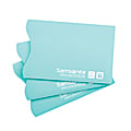 Samsonite® RFID Sleeves, Turquoise, Pack Of 3