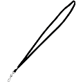 Advantus Deluxe Lanyard with J-Hook, Black, Box of 24 1 thumbnail image