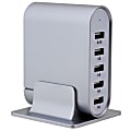 Trexonic 5-Port USB Compact Charging Station, Silver, 995105170M