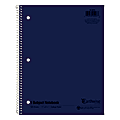 Ampad® Oxford® Earthwise 3HP Notebook, Letter Size (8 1/2" x 11"), 100 Sheets, 50% Recycled, Assorted Colors