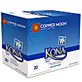Copper Moon® World Coffees Single-Serve K-Cup®, Kona, 8.11 Oz, Carton Of 20
