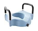Medline Elevated Toilet Seat, With Arms, Blue 1 thumbnail image