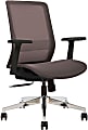 Sinfonia Sing Ergonomic Mesh Mid-Back Task Chair, Fixed T-Arms, Copper/Black