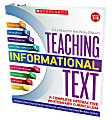Scholastic Teacher Resources Teaching Informational Text: A Complete Interactive Whiteboard Curriculum, Grades 3-6 1 thumbnail image