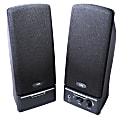 Cyber Acoustics CA-2012RB 2.0 Speaker System - 4 W RMS - Black - 85 Hz to 18 kHz 1 thumbnail image