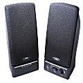 Cyber Acoustics CA-2012RB 2.0 Speaker System - 4 W RMS - Black - 85 Hz to 18 kHz