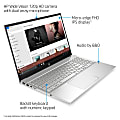 HP Pavilion Laptop 15-eg0027od, 15.6" HD Screen, Intel® Core™i7-1165G7, 8GB Memory, 256GB Solid State Drive, Wi-Fi 6, Windows® 10 Pro, 1M6U3UA#ABA