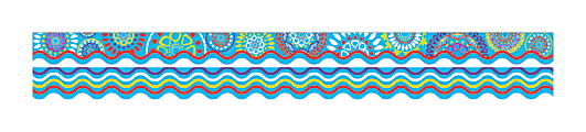 Barker Creek Scalloped-Edge Double-Sided Borders, 2 1/4" x 36", Moroccan, Pack Of 13 1 thumbnail image