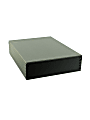 Lineco Drop-Front Storage Box, 11" x 14" x 3", Black 1 thumbnail image