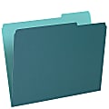 Pendaflex® 1/3-Cut Color Interior Folders, Letter Size, Teal, Box Of 100 1 thumbnail image