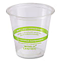 World Centric® PLA Cold Cups, 3 Oz, Clear, Carton Of 2,500 Cups