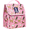 Wildkin Munch 'N Lunch Bag, Horses In Pink