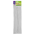 Creativity Street Chenille Stems - Classroom Activities, Craft Project - Recommended For 4 Year - 12" x 0.2" - 100 / Pack - White - Polyester