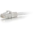 C2G 6in Cat5e Snagless Unshielded (UTP) Network Patch Cable - White - Category 5e for Network Device - RJ-45 Male - RJ-45 Male - 6in - White
