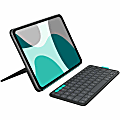 Logitech Flip Folio, Keyboard Case for iPad Pro 11-inch (M4) & iPad Air 11-inch (M2 & M3)(5th Gen, 2024), Graphite, 920013369 1 thumbnail image