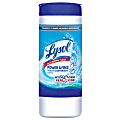 Lysol® Power & Free™ Toilet & Bath Wipes, Canister Of 35 Wipes
