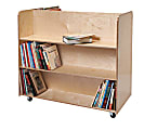 Whitney Brothers Two Sided Mobile Library Cart 1 thumbnail image