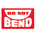 Tape Logic® Preprinted Preprinted Shipping Labels, DL1400, "Do Not Bend", 5" x 3", Red/White, Roll Of 500 1 thumbnail image