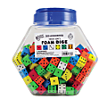 Koplow Games Foam Dice, 16mm, Assorted, Tub Of 200