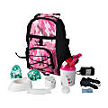 MABIS NebPak UltraSonic Nebulizer, 6 1/2"H x 4 5/8"W x 2 3/8"D, Pink/White 1 thumbnail image