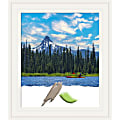 Amanti Art Picture Frame, 26" x 30", Matted For 20" x 24", Ridge White